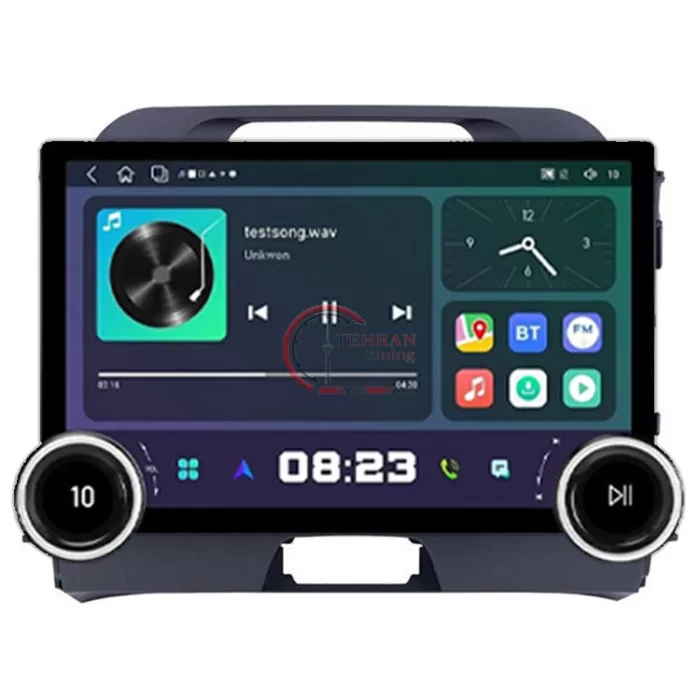 مانیتور 11.8 اینچ اندروید اسپورتیج 2013 دیاموند 4 به 64 اپل کارپلی دار اورجینال - تصویر 1