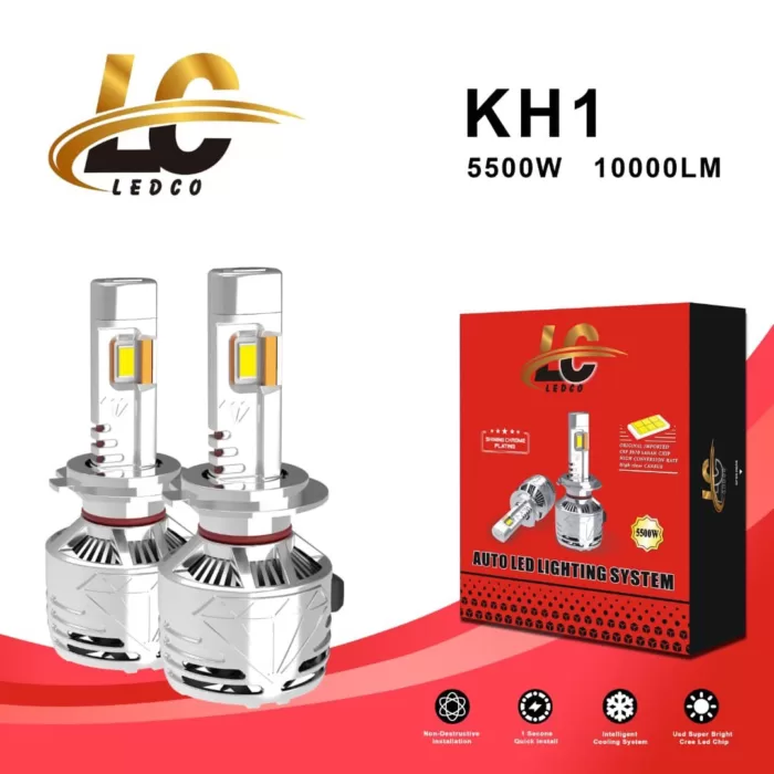 هدلایت دو طرفه LEDCO مدل KH1 اورجینال با نوردهی قوی