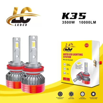 هدلایت دو طرفه LEDCO مدل K35 با نوردهی قوی