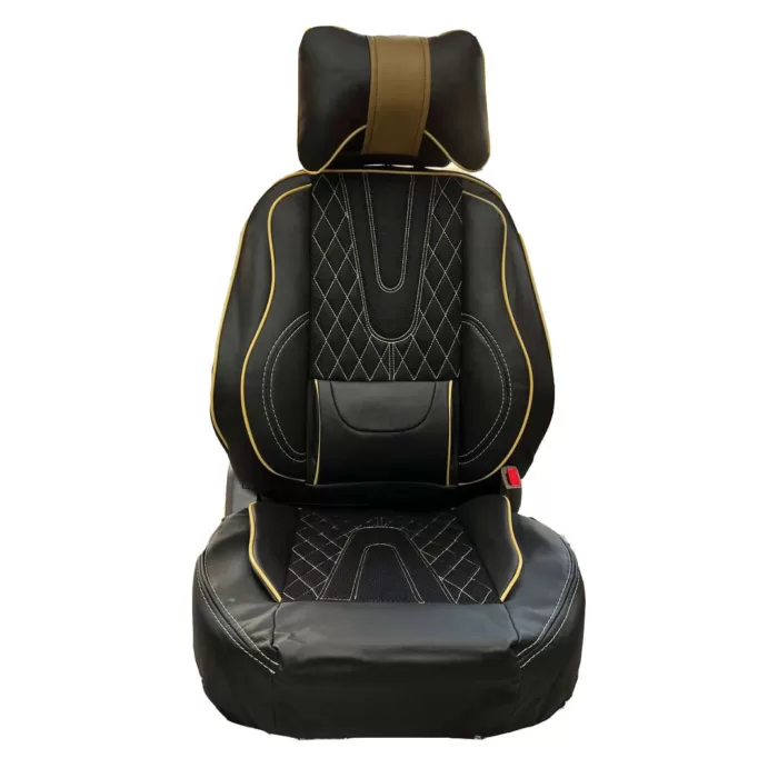 روکش صندلی طرح خلبانی VIP چرم کره ای و پارچه درجه یک خودرو پرشیا مدل 3398 - تصویر 1