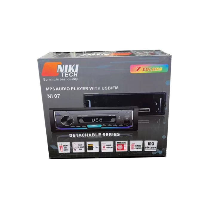 رادیو پخش ضبط خودرو مدل NIKI TECH بلوتوثی - تصویر 1