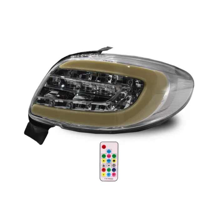 چراغ خطر عقب پژو 207 برند انجیکو مدل مولتی کالر ریموت دار - تصویر 1