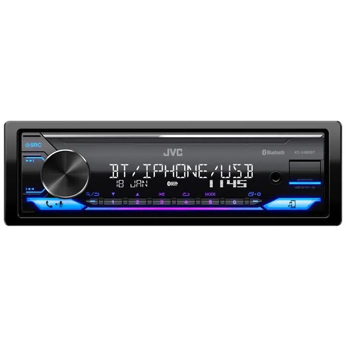 0d5e97a82be79af6e782b3b296ea46b57ad71226_1690339105 پخش خودرو JVC مدل KD-X482BT | بلوتوث + USB + کیفیت صدای بینظیر - تصویر 1