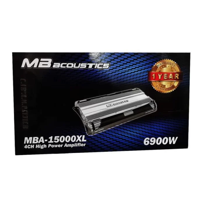 آمپلی فایر خودرو ام بی آکوستیک مدل MBA-15000XL - تصویر 2
