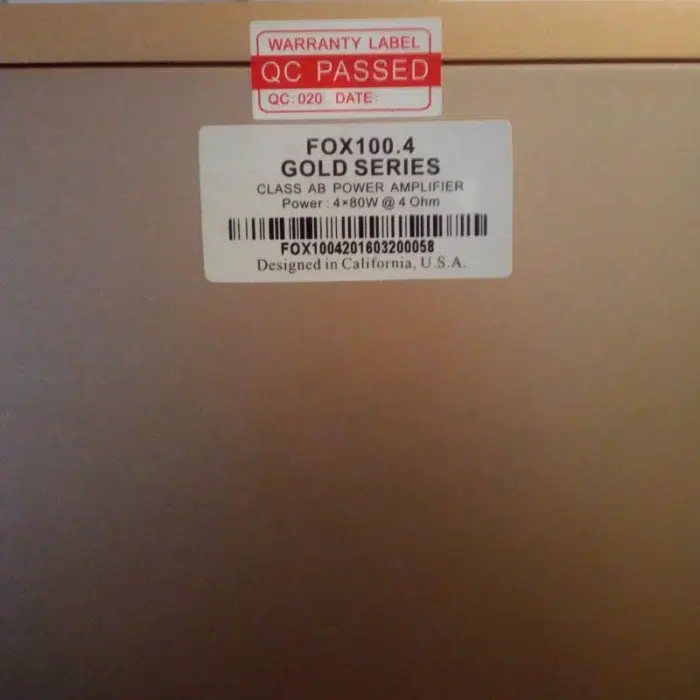 آمپلی فایر خودرو تنزفاکس مدل Fox 100 series - تصویر 2