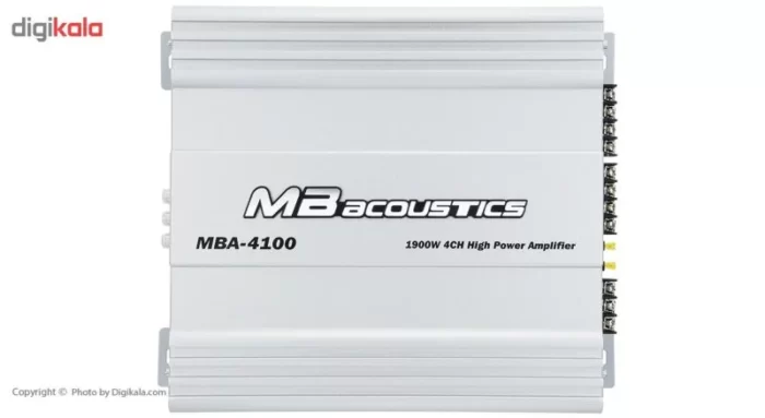 آمپلی فایر خودرو ام بی آکوستیکس مدل MBA-4100 - تصویر 2