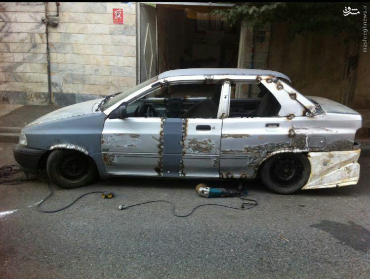 پراید کوپه منحصربهفرد صنعتیشده