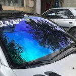 برجسب سولار شیشه جلو رنگی خودرو 207 درجه یک + اجرت نصب ویژه تهران نصب در مغاره - Image 2