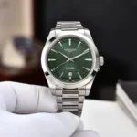 ساعت مچی لونژین کانکوئست | Longines Conquest | نقره‌ای صفحه سبز رپلیکا ایتالیا