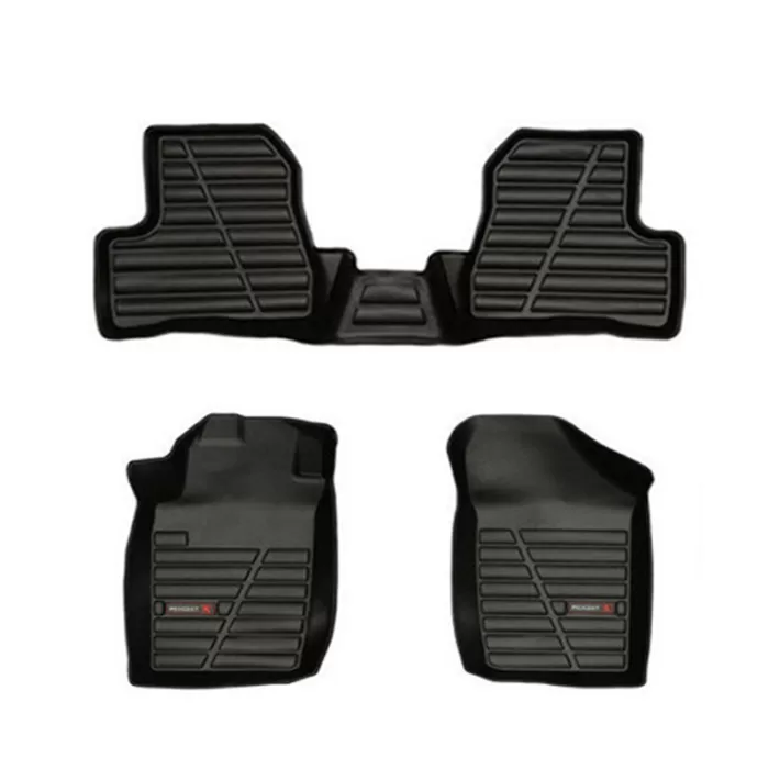 43c092d7032833e3a2ebc4b59d45eb93 کفپوش سه بعدی خودرو لاستیک گیلان مدل چرم کد G.CH02 مناسب برای پژو 207