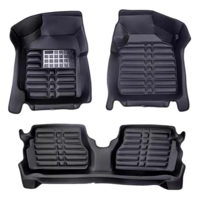 73a3552f79c7ef66dd3bd25f74384a85 کفپوش پنج بعدی خودرو زرین فرش مدل A.M مناسب برای پراید 111