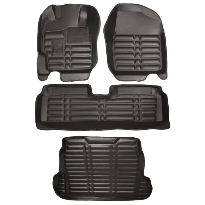 ae6b8cf15a9e0cad699387051200c007 کفپوش پنج بعدی خودرو مدل LS مناسب برای شاهین به همراه کفپوش صندوق