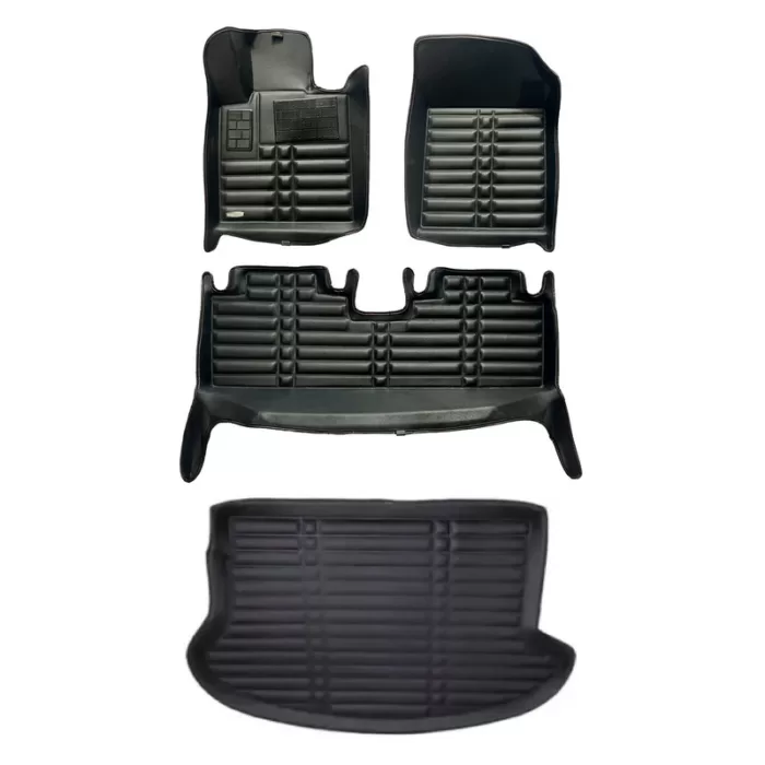 b4e188ec42af31f05d2bc3f7f300b3fe کفپوش پنج بعدی خودرو مدل LS مناسب برای هایما S8 به همراه کفپوش صندوق