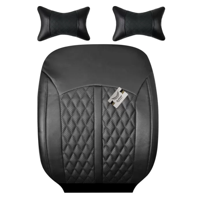 e7fbcca9c7db0f1597800bbc5785ff01 روکش صندلی خودرو سوشیانت مدل افرا مناسب برای پژو 206 به همراه پشت گردنی